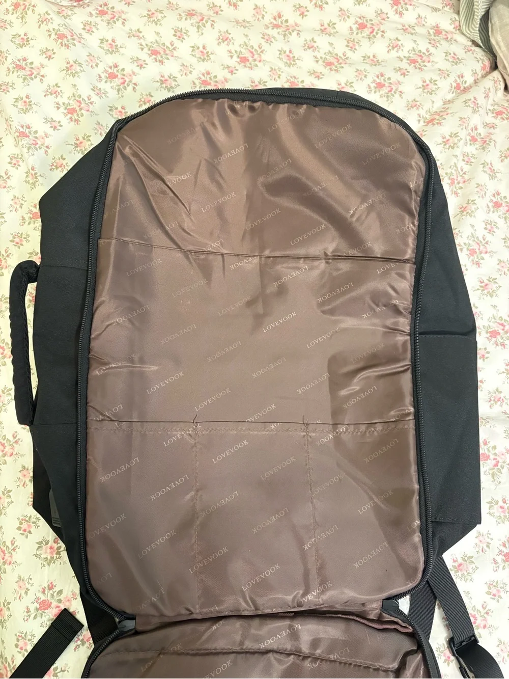 Lovevook Black Men's Backpack with Organized Compartments